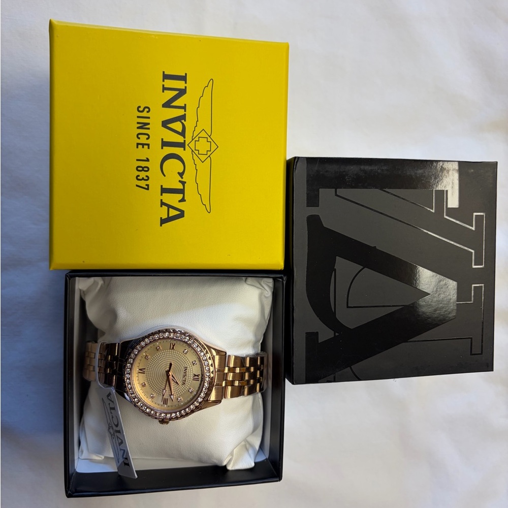 Invicta Gold and Silver Watch